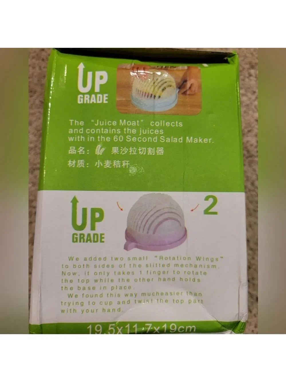 New 60-Second Salad Cutter Bowl Kitchen Tool